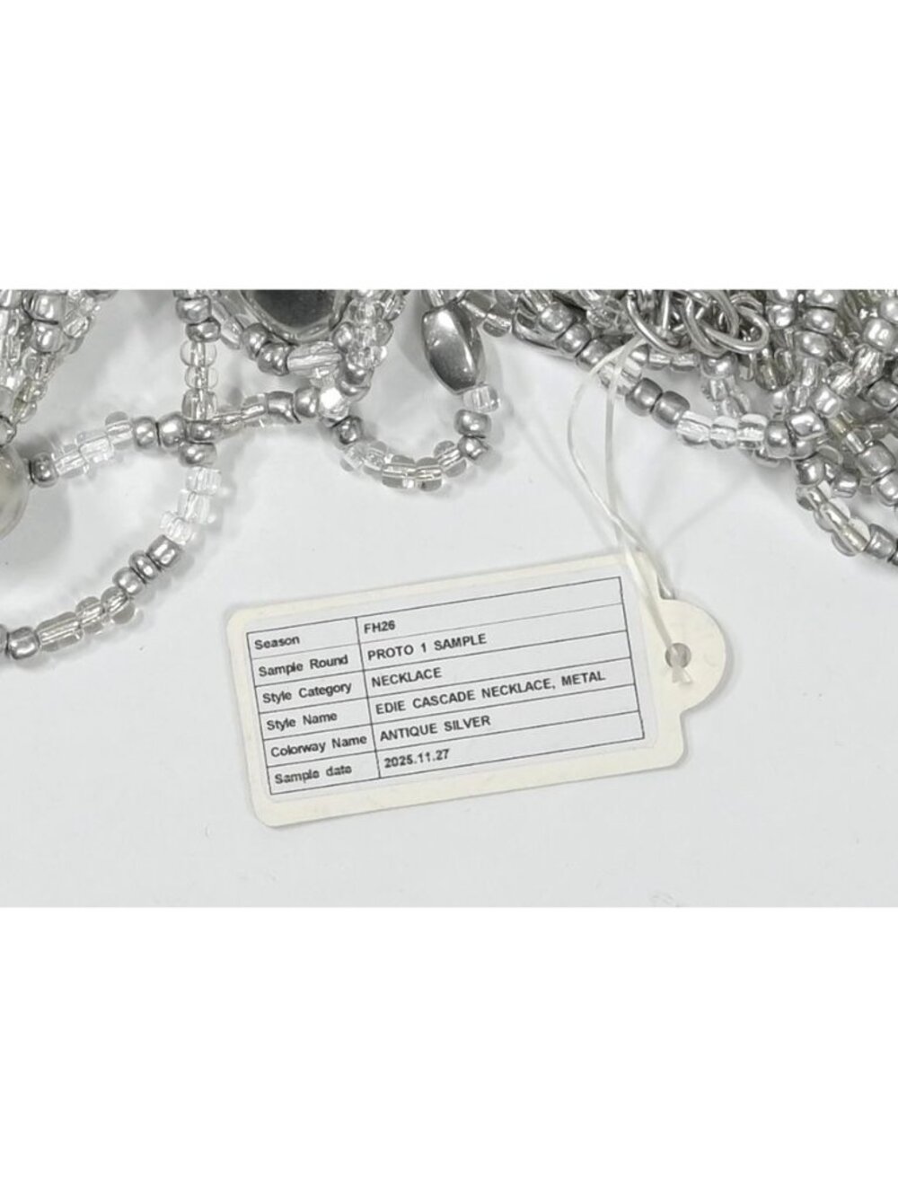 Daejee Beaded Edie Cascade Layered Necklace in Metal - Picture 3 of 4
